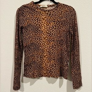 Ulla Johnson Eve Top in Lynx. NWT. Size Petite